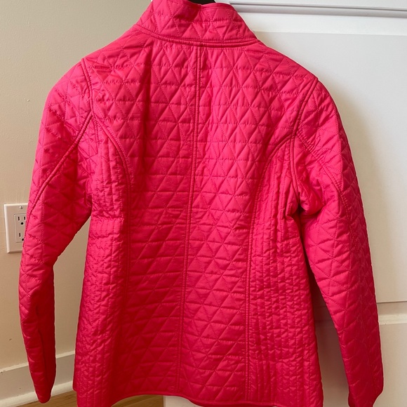 Hot Pink Quilted Jacket with Faux Fur Lining - Picture 4 of 4